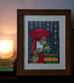 Christmas mice and red letterbox  - Image 4