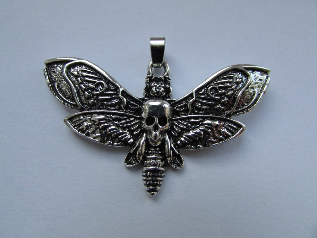 Deaths Head Moth Jewellery Tibetan Charm