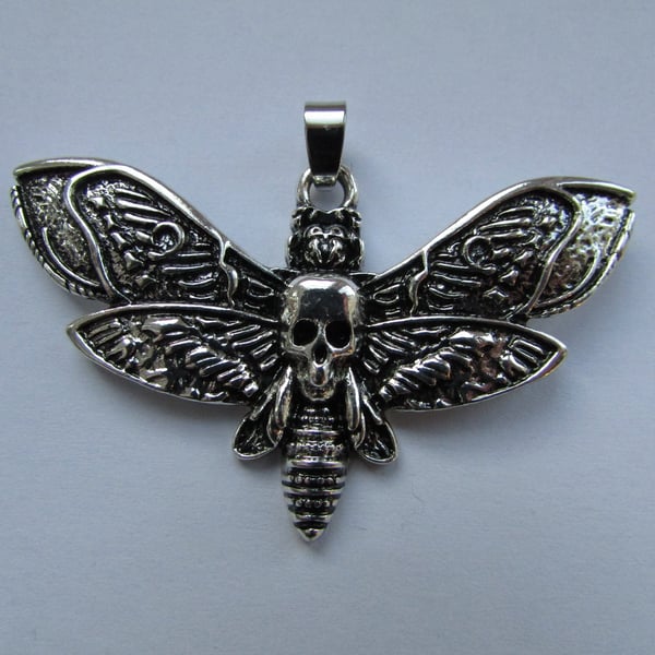 Deaths Head Moth Jewellery Tibetan Charm