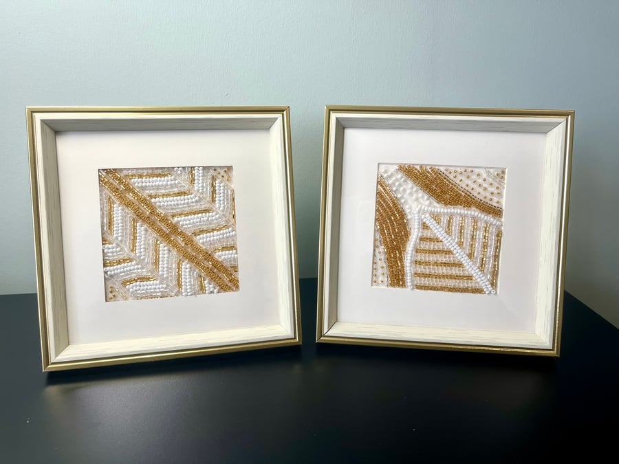 French embroidery decorative art pieces