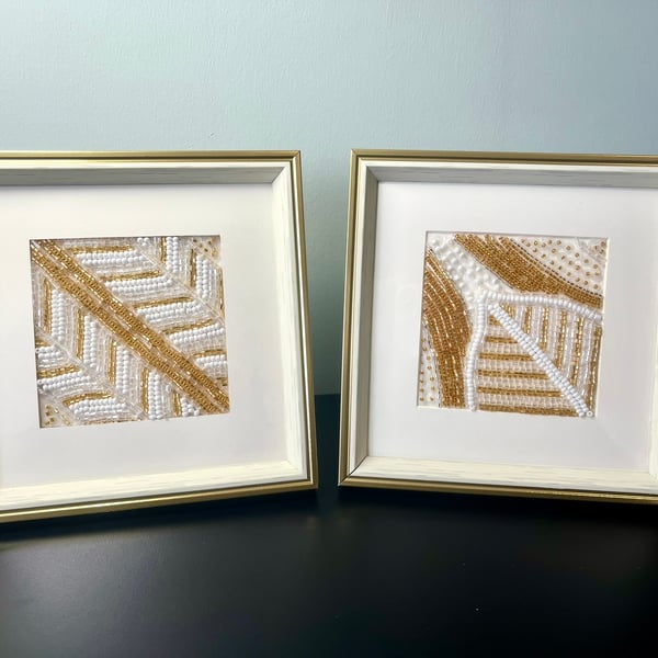 French embroidery decorative art pieces