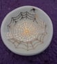 Small porcelain dish with a gold spider's web - Image 1