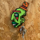 Key Keeper No.2 - Key, Holder, Hook, Jewellery, Stand, Necklace, Gift, Wall, Art