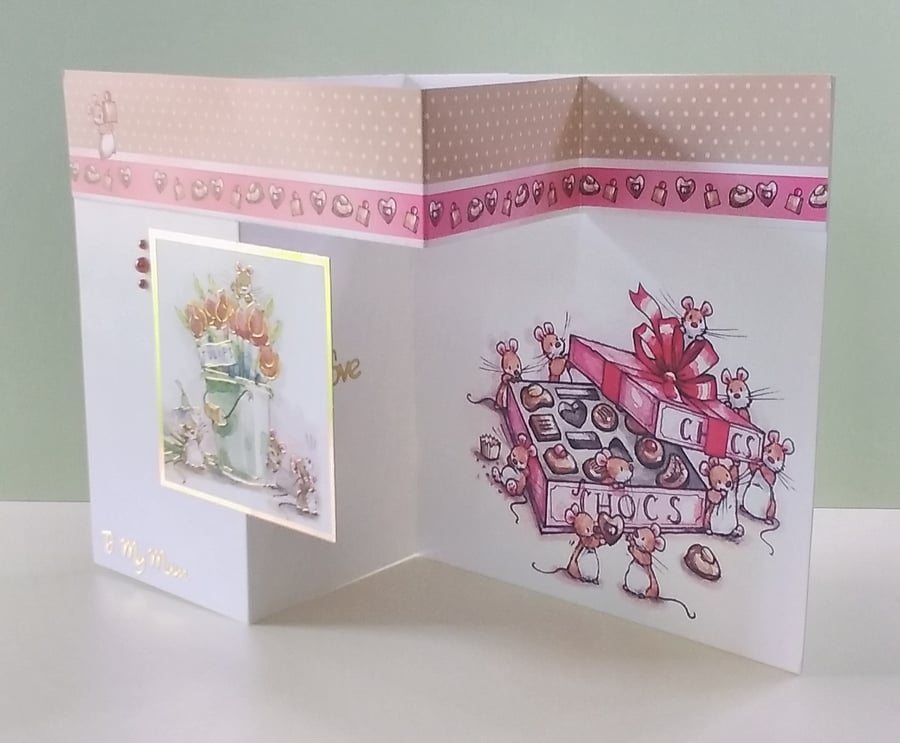 Mother's Day or Birthday card, Treats for Mum
