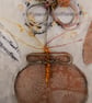 Wire Flower in a Round Vase. Silver Gold Copper White & Natural Tone Artwork.  - Image 7