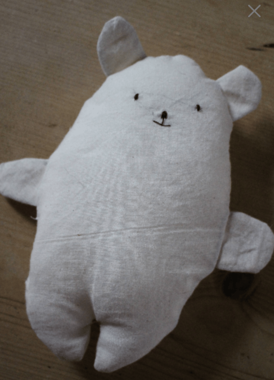 Handmade cotton bear