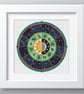 010N - Zodiac Series - Horoscope - Celestial Sun & Moon - Cross Stitch Pattern - Image 2