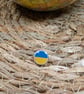 Ukraine Flag Map Pin – European Travel Map Push Pin for Wooden Maps, Ukrainian