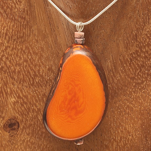 Orange-Rhodonite Pendant