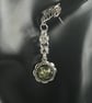 Green Amber Chainmaille Earrings  - Image 6