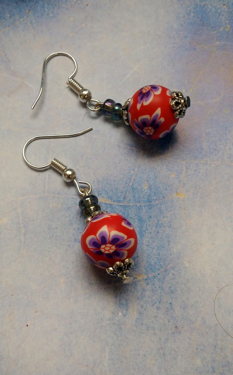 Gorgeous Vivid Red Earrings