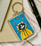 Raining Mice Tuxedo Cat Keyring - Large - Image 2
