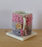 Knitted Tea Cosy and Crocheted Mug Cosy Set - Image 7