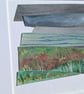 Beneath Stormy Skies - Original collage. A4 Mounted - Image 8