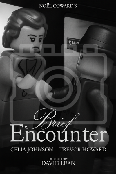 BRIEF ENCOUNTER - LEGO-Inspired A4 Movie Poster Print - Ready to Frame