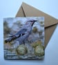 Fallen Feast: Waxwing Greetings Card - Image 1