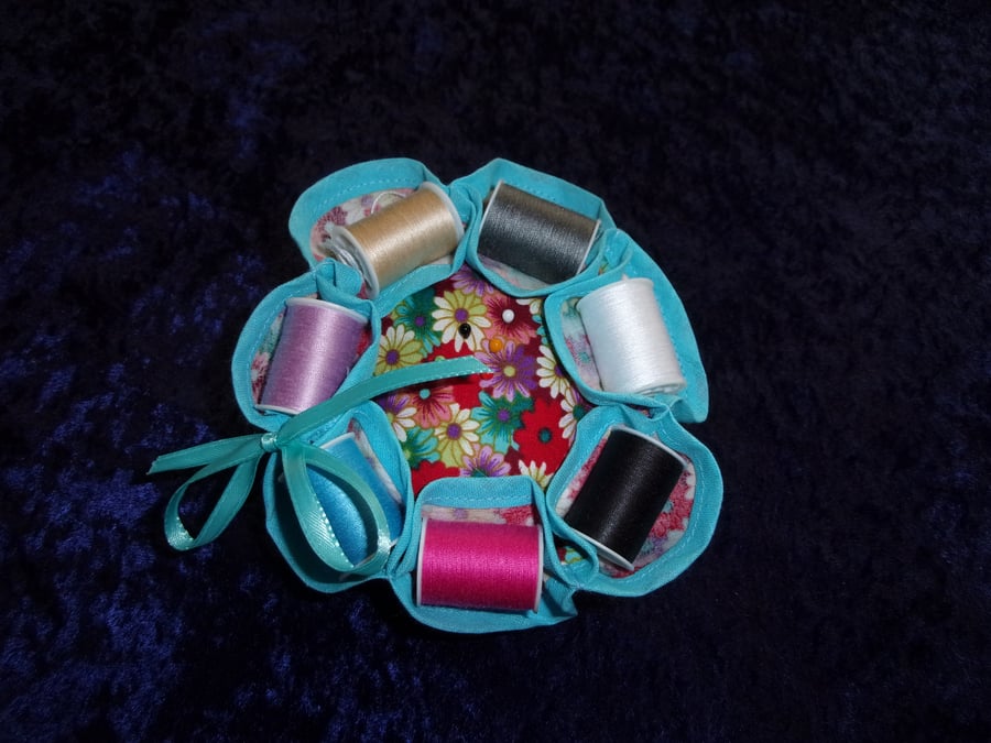 Pin Cushion with cotton Reels