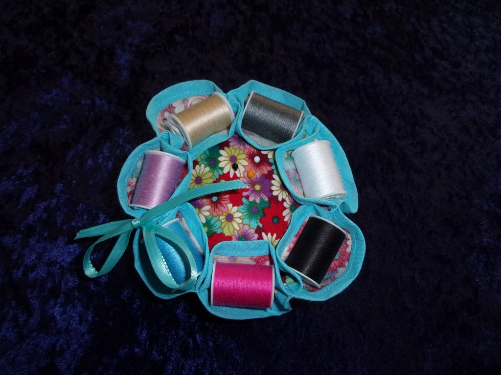 Pin Cushion with cotton Reels