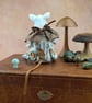 'Porcini', a white porcelain and textile mouse-skull imp. - Image 10