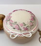 Pincushion, hand embroidered cupcake style pin cushion in pinks by Bearlescent  - Image 2