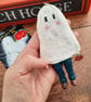 Spun Cotton Ghost Halloween Decoration