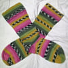 Handmade Wool Socks SIZE: 4-6 UK, 6-8 US, 36-38 EURO
