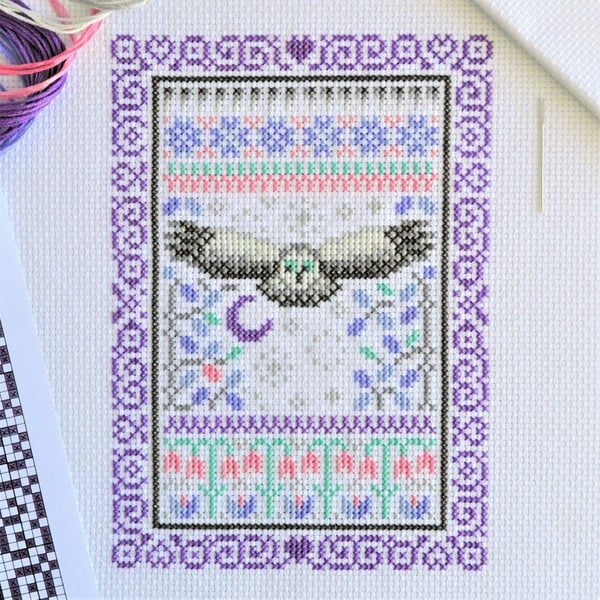 Mini Winter Sampler Cross Stitch Kit