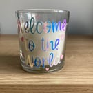 Personalised candle 