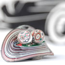 Kenworth fordite stud earrings