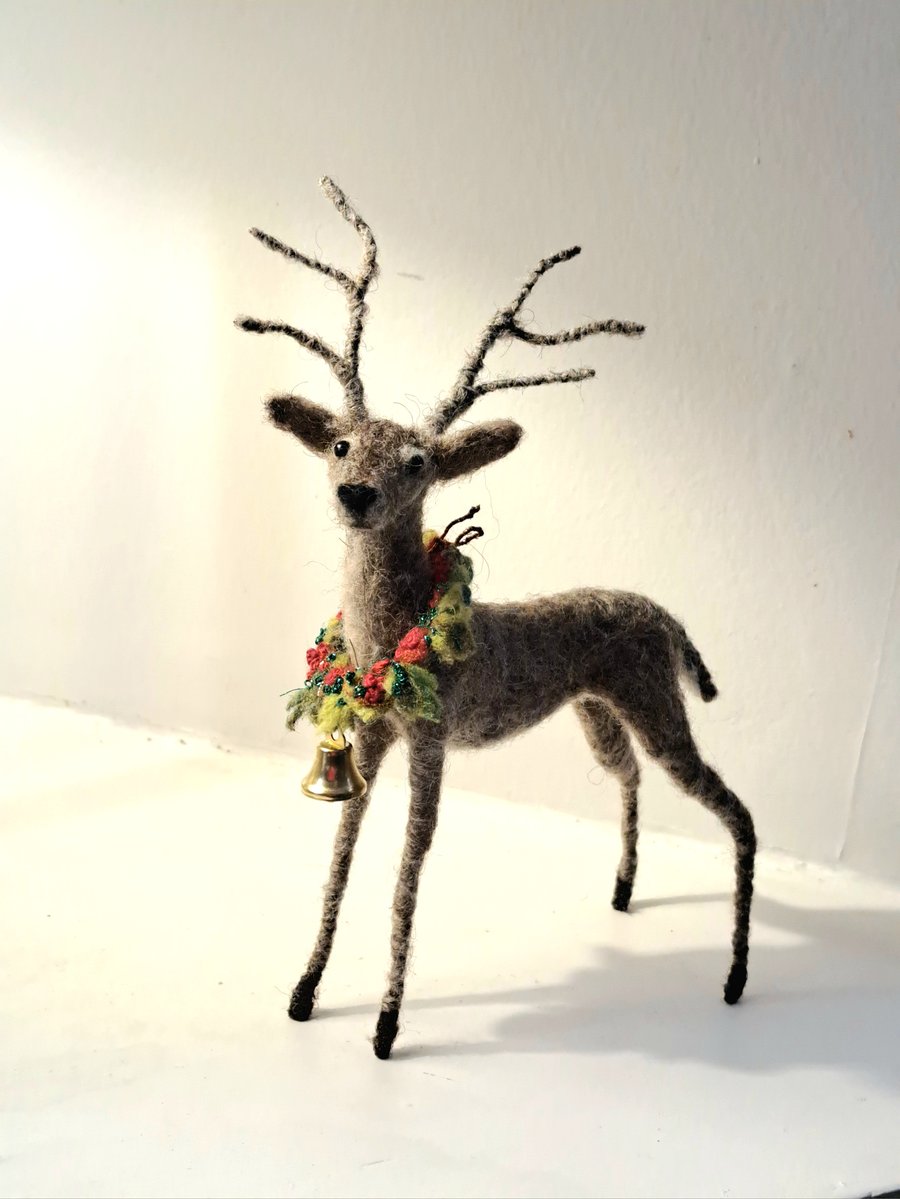 Needle Felted Deer