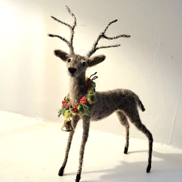 Needle Felted Deer