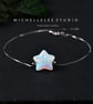 Large Light Blue Star 3D Opal With 925 Sterling Silver Bracelet - Image 10