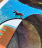 Hand Eye Donkey A3 poster-print - Image 3