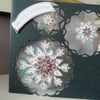 SALE Snowflake Christmas card
