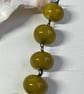 Chunky Serpentine Jade and oxidised silver necklace - Image 4