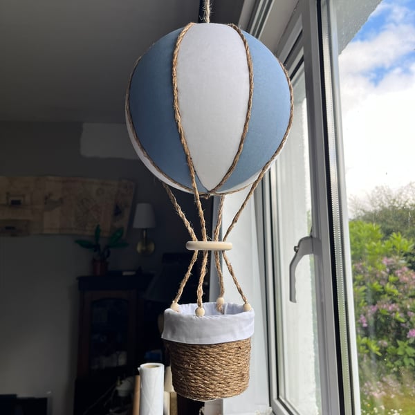 Handmade Hot Air Balloon hanging decoration