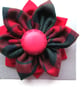 Tartan Flower Brooch