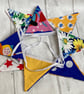 Mini bunting. Stars and spots - Image 1