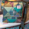 Harris tweed satchel patchwork bag 