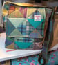 Harris tweed satchel patchwork bag 