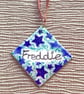  Enamelled Christmas Decoration with Handwritten Name & Personalised Message. - Image 2