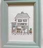 Hand Embroidered Framed Picture