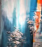 Original Abstract Acrylic Painting - Abstract Art – Turquoise Painting - Image 2