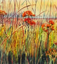 Colourful Watercolour Print: Summer Fields  Landscape Bespoke Art - Image 3