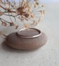 Slim Recycled Sterling Silver Stacking Ring - Hammer Textured 