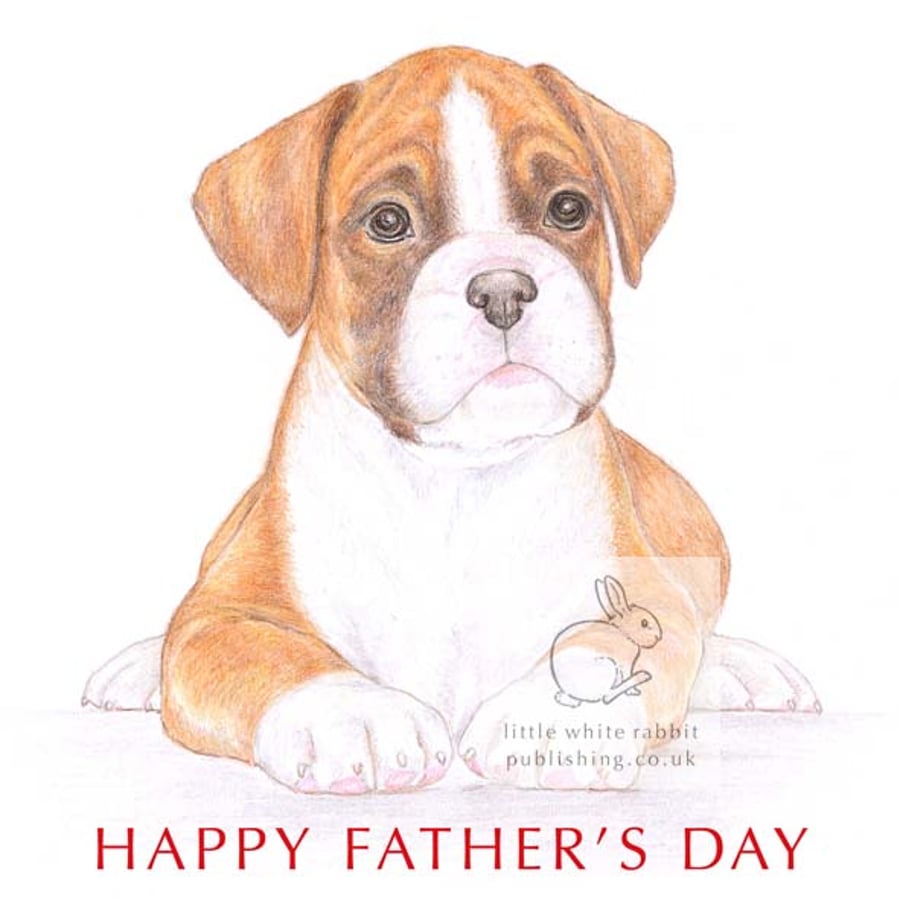 Jake the Boxer - Father's Day Card
