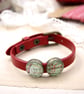 Custom Map Leather Bracelet, Personalised homesick jewellery - Image 1