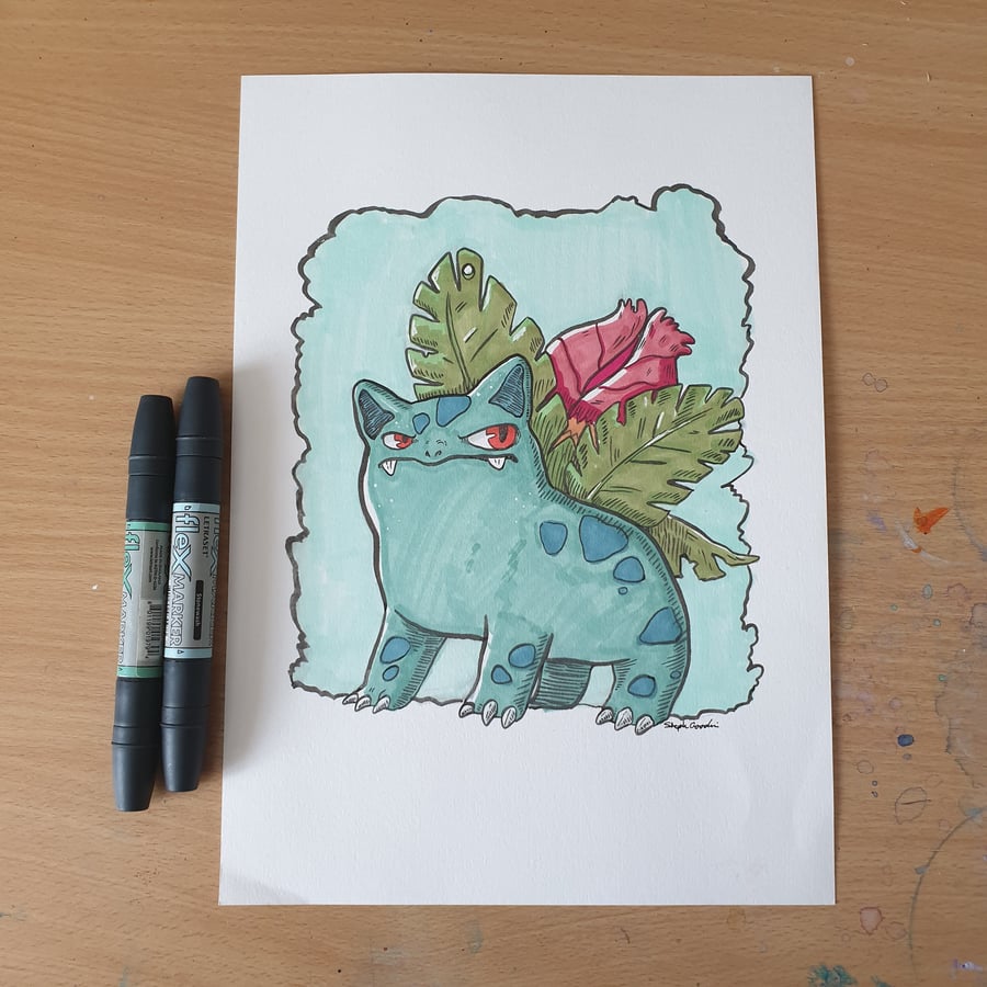 Ivysaur Original Drawing