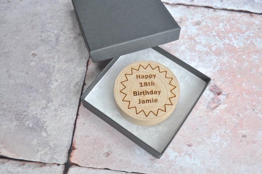 Personalised Magnetic Birthday Bottle Opener