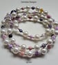 Designer Agate & White Shell Pearl Necklace  - Image 3